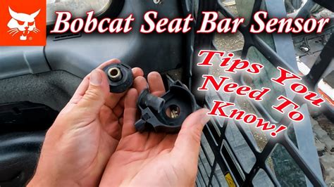 skid steer seat bar|bobcat seat bar sensor problems.